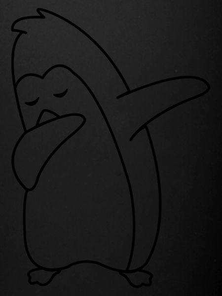 penguin dabbing