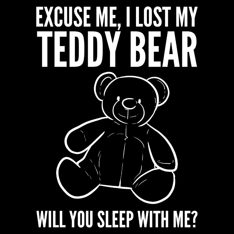 Verlorener Teddybär Nette und Flirt Geschenk