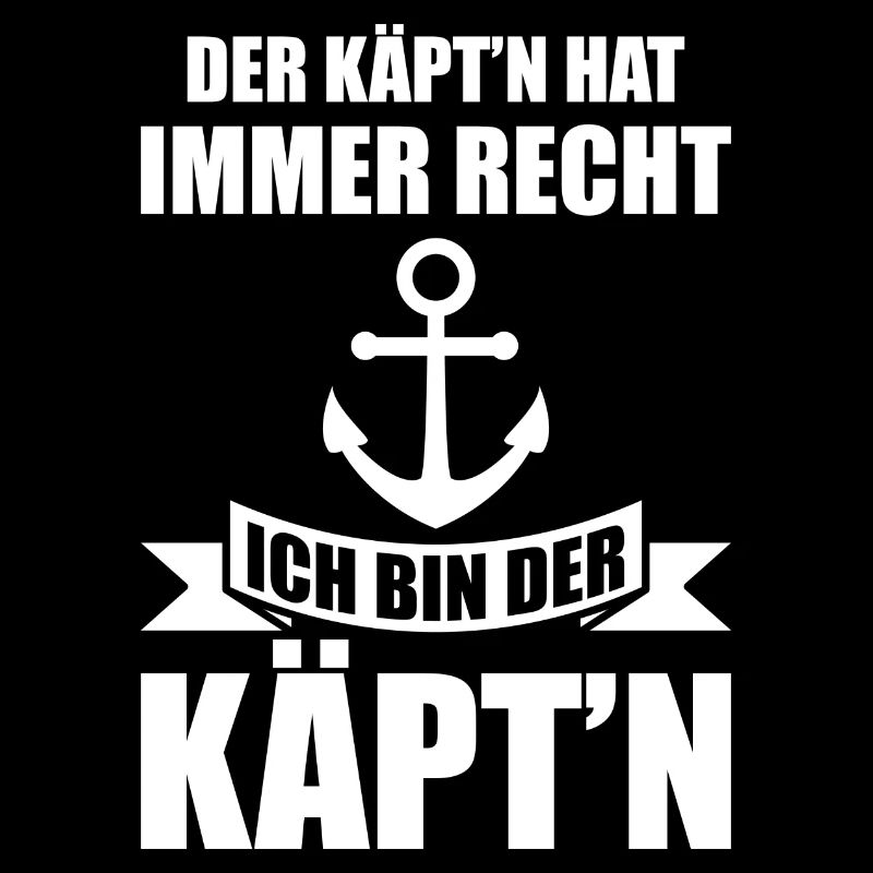 Ich bin der käpt'n Geschenk Boot Segler Segelboot