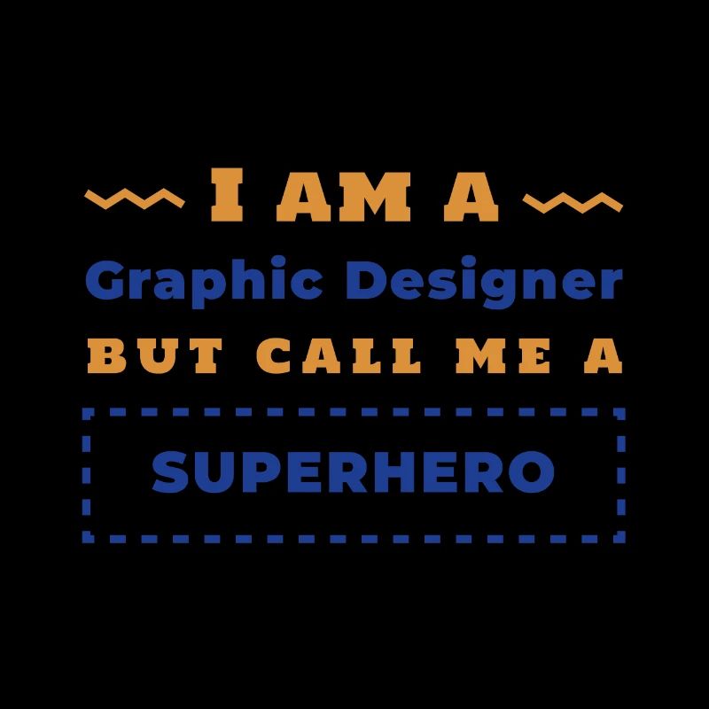 Je suis un designer graphique