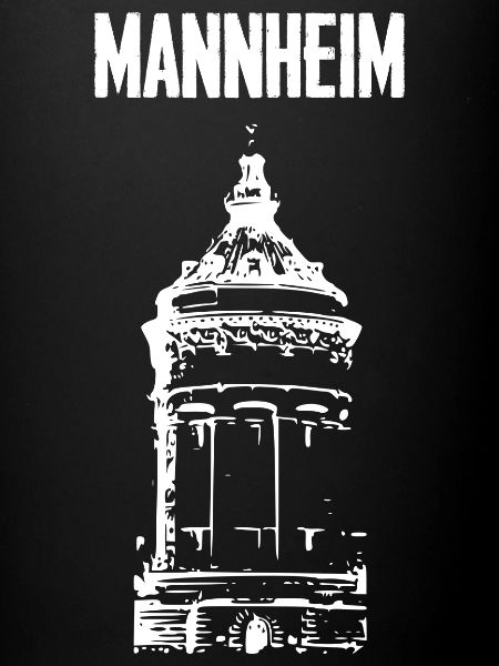 Mannheim Wasserturm Weiß