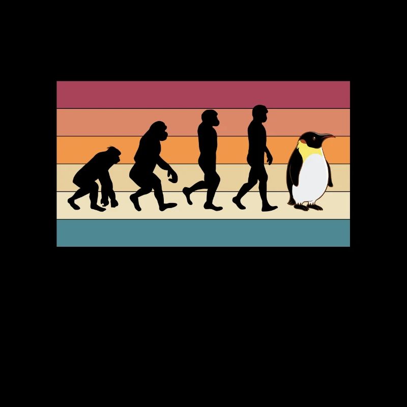 Pinguin Menschen Tier Evolution