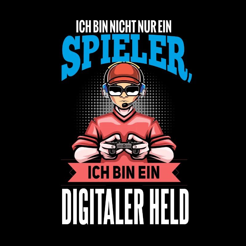 Cooles Gamer Zocker Spruch Design