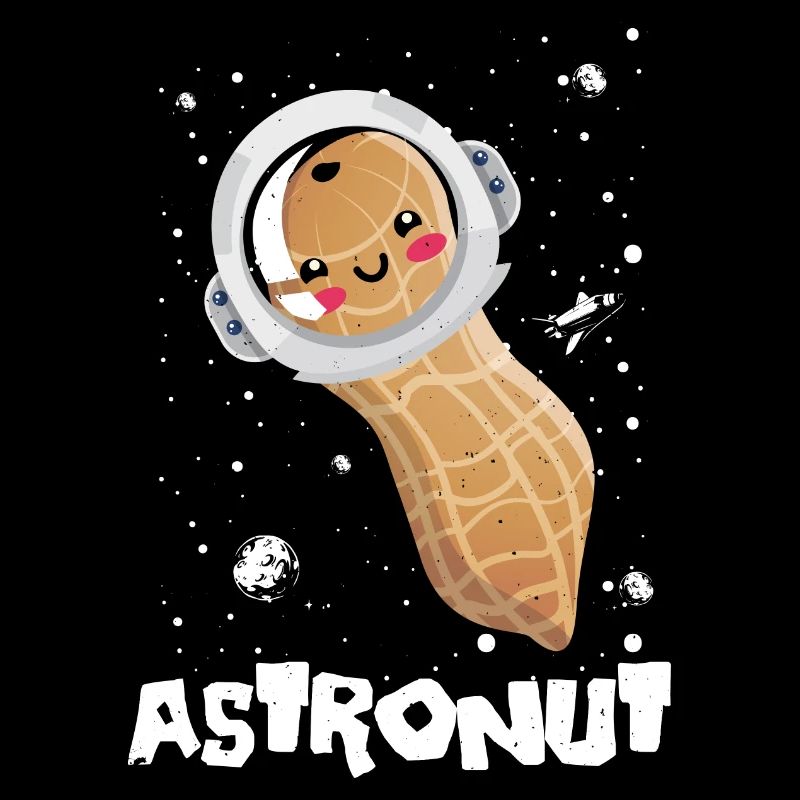 Astronut Kawaii Meme Peanut Astronaut Spaceflight