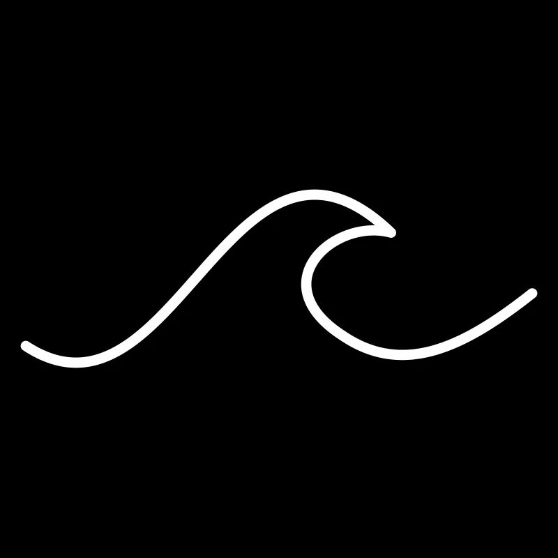 Minimalistic Wave White