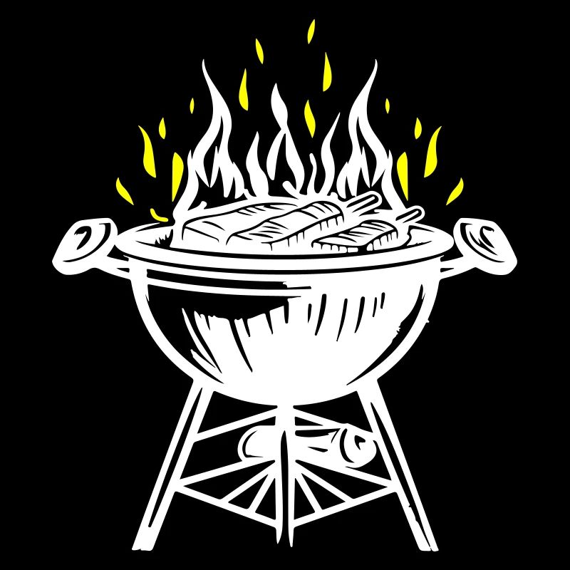 Grill Fire Grilling Meat