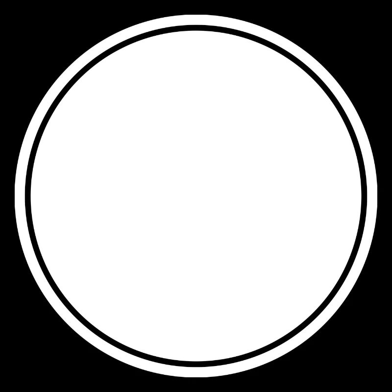 Cercle blanc auto-conception