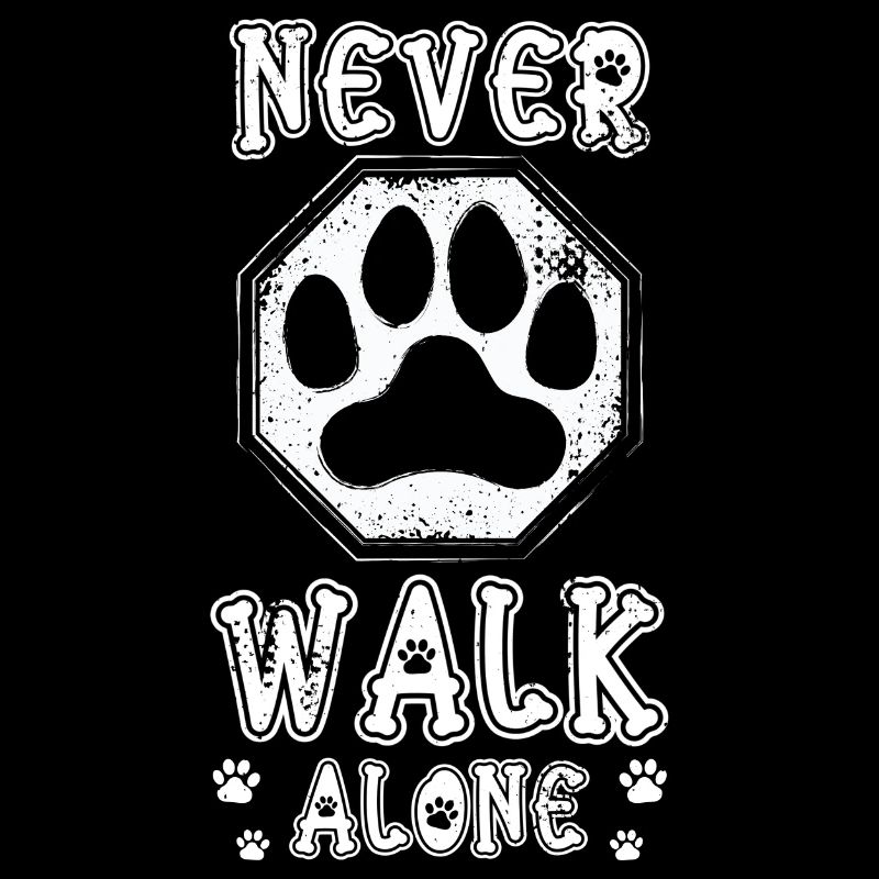 Hundehalter Hunde Never Walk Alone Geschenkidee