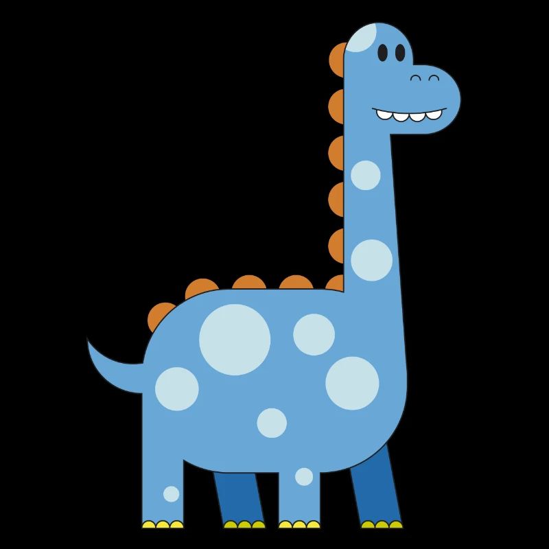 fröhlicher Dinosaurier Kuscheltier Kind süß Urzeit