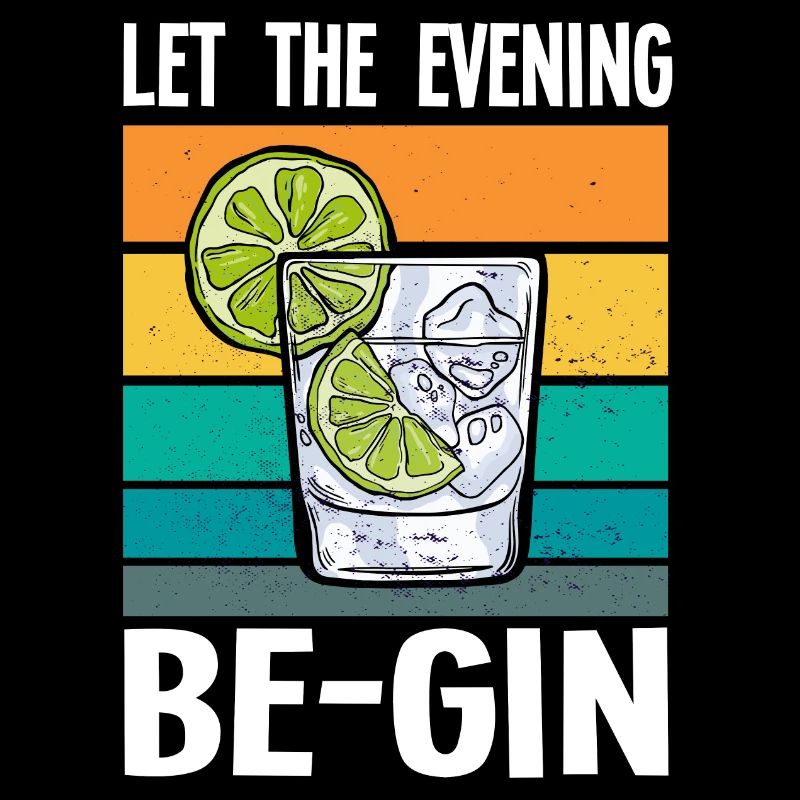 Gin - Gin Cocktail Gin Trinker Geschenk Shirt