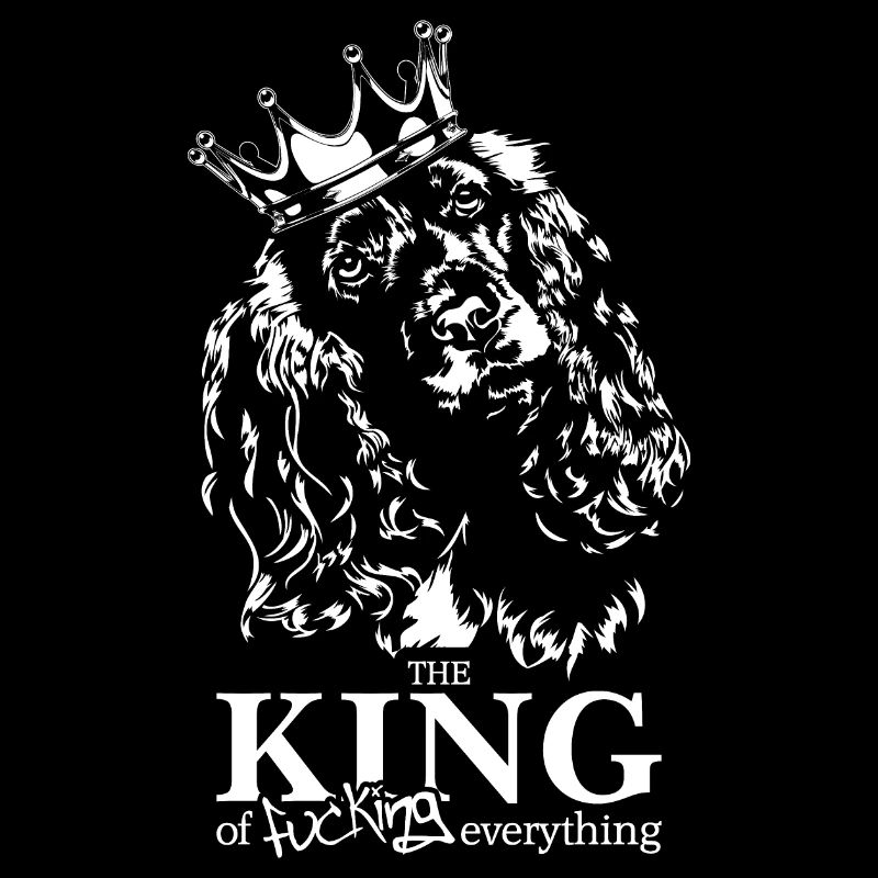 COCKER SPANIEL King Hundespruch Hunde Wilsigns