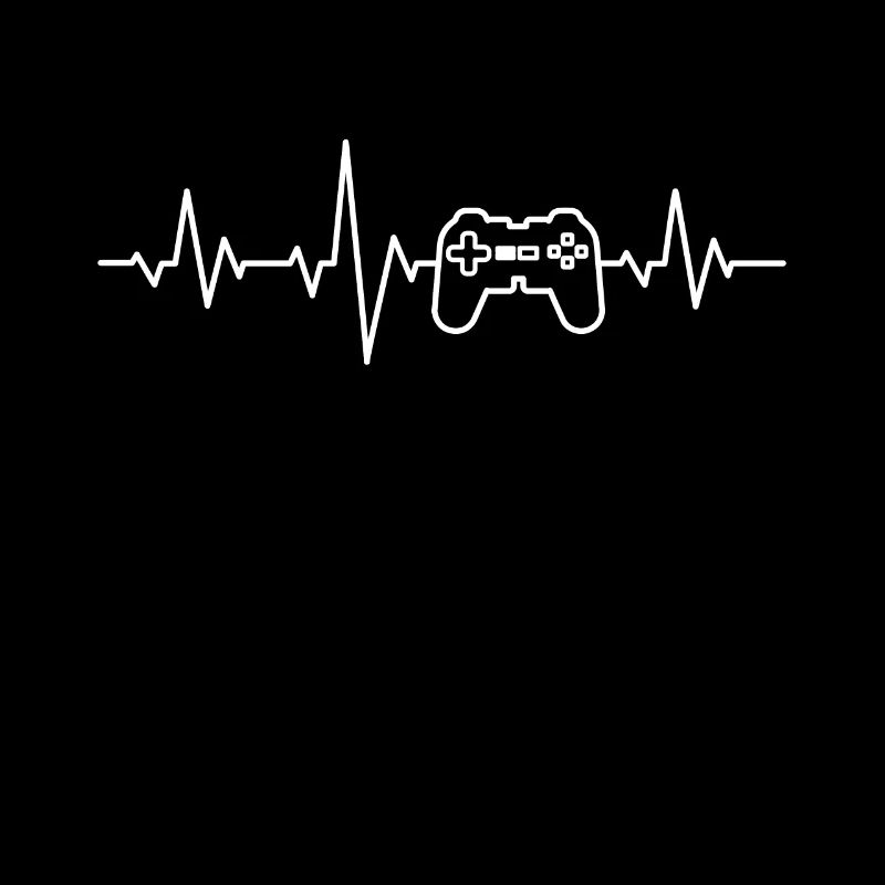 Gaming Controller Mit Herzschlag Gamer Geschenk