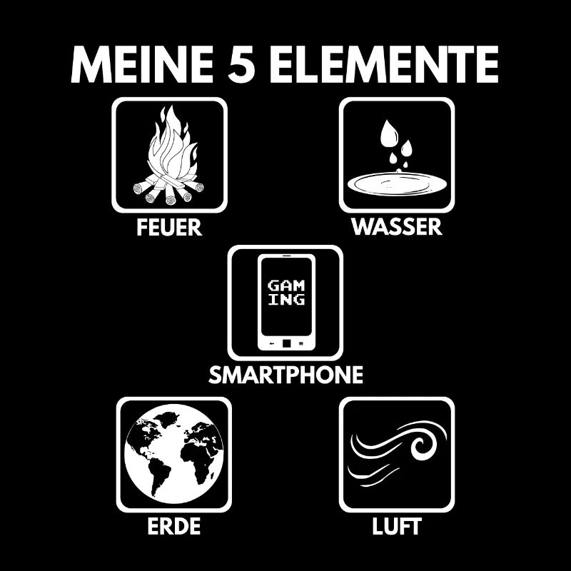 Mon cadeau 5 éléments Feu Eau Air Terre