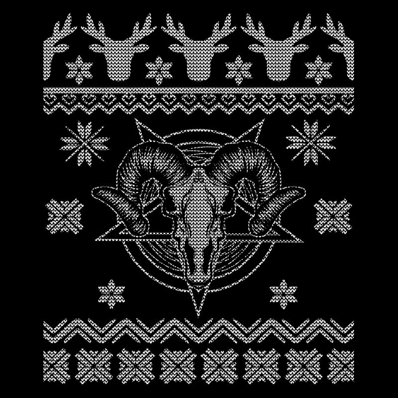 Satan Baphomet Ugly christmas okkult Weihnachten