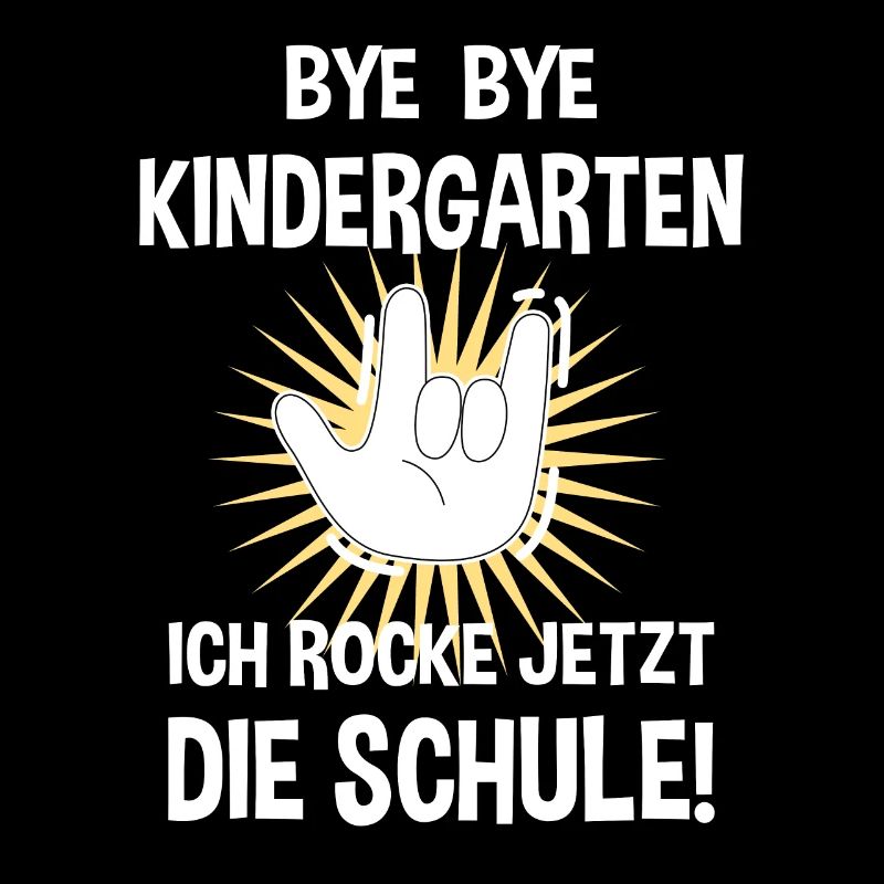 Bye Bye Kindergarten Jungen Einschulung Geschenk