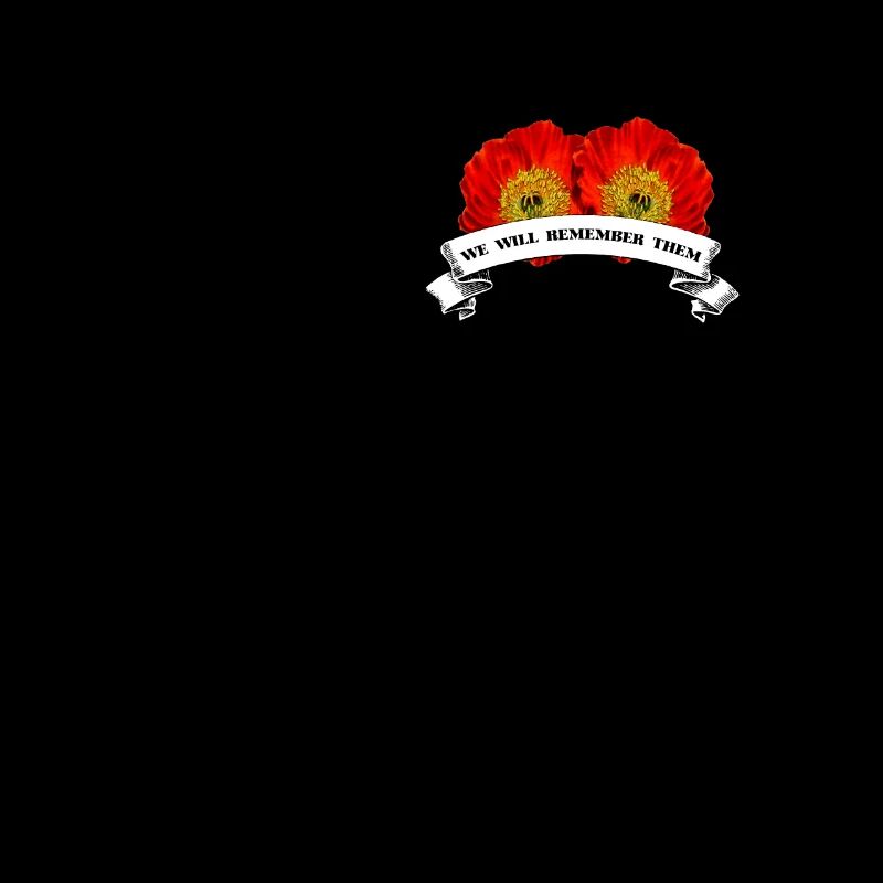 Poppy We Will Remember Lest We Forget Veteran Gift