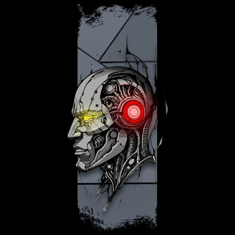 Mechanical Mind: Cyborg Robot Head