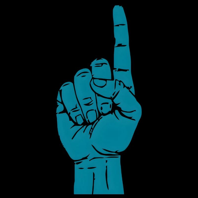 Takbir Design - Zeigefinger - Einheit Gottes - KI