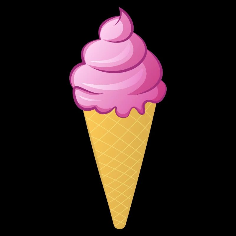 Himbeeren Eis Kostüme Eiscreme Himbeereis Eistüte