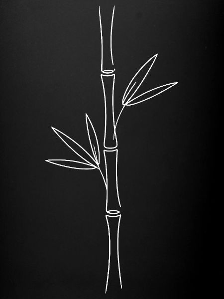 Bamboo Lines Minimal Art