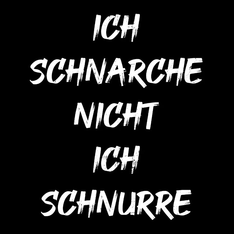 Ich schnarche nicht ich schnurre