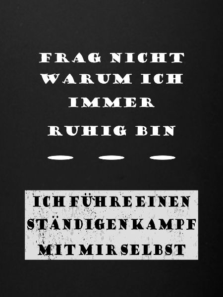 ständiger Kampf