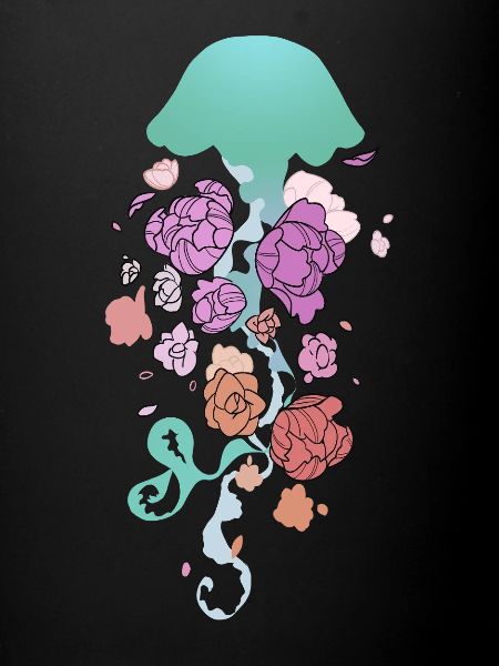 Méduse fleur