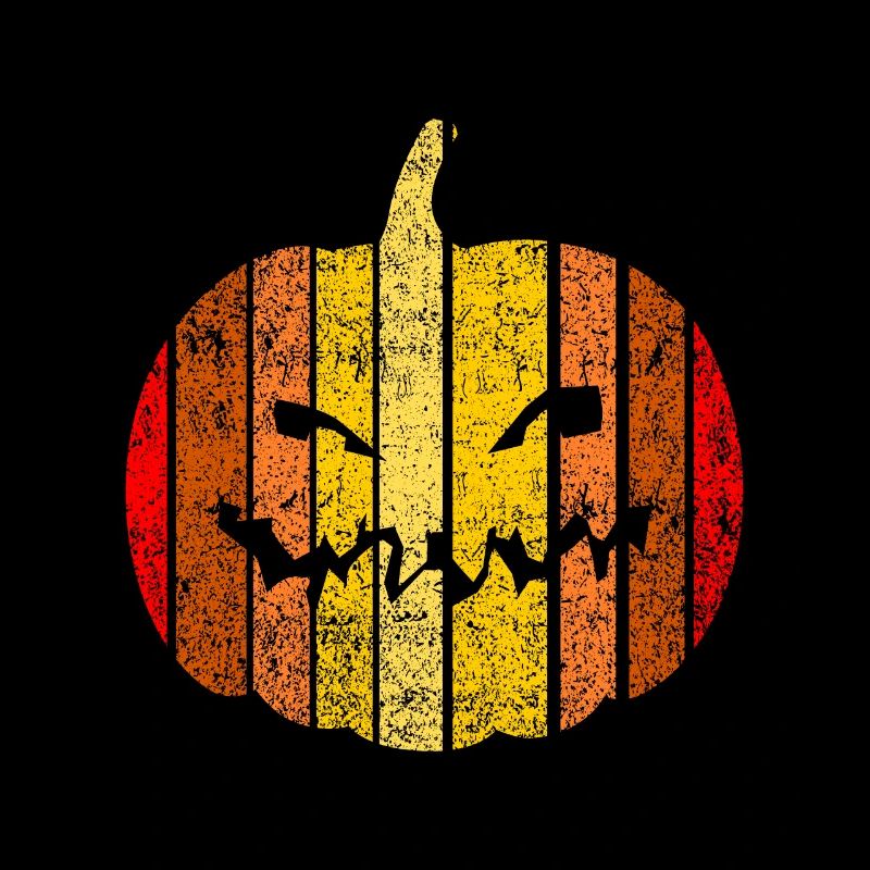 Vertical Sunset Pumpkin