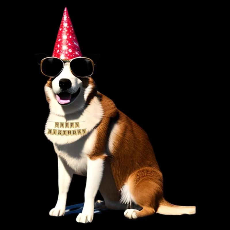 Joyeux anniversaire chien