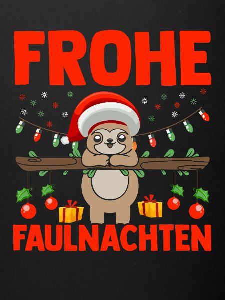 Weihnachtsmann Weihnachtsfest Faultier