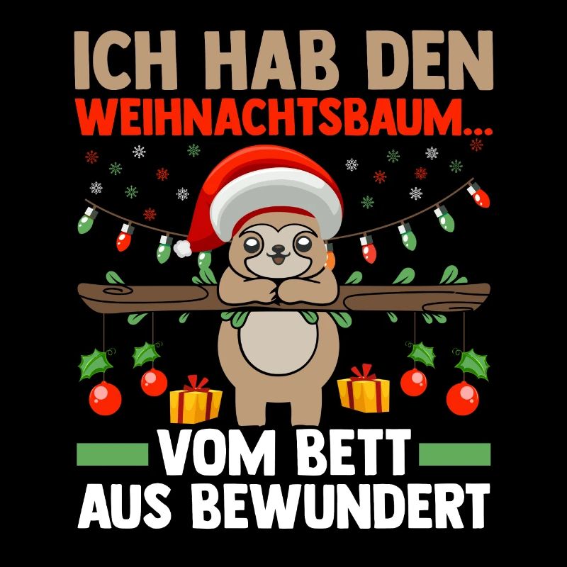Weihnachtsmann Weihnachtsfest Faultier