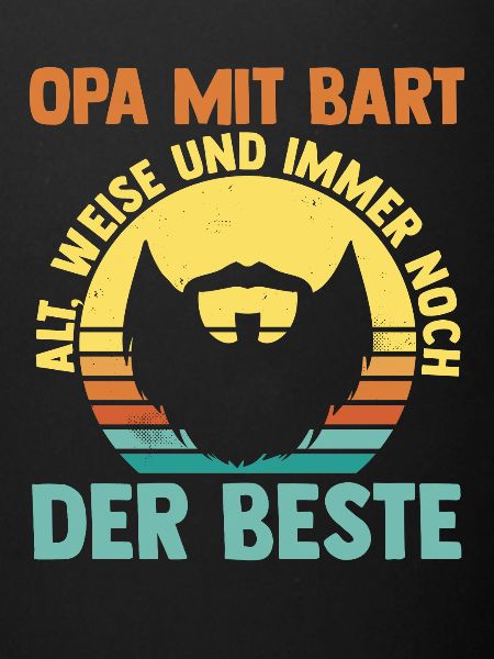Papi avec une barbe