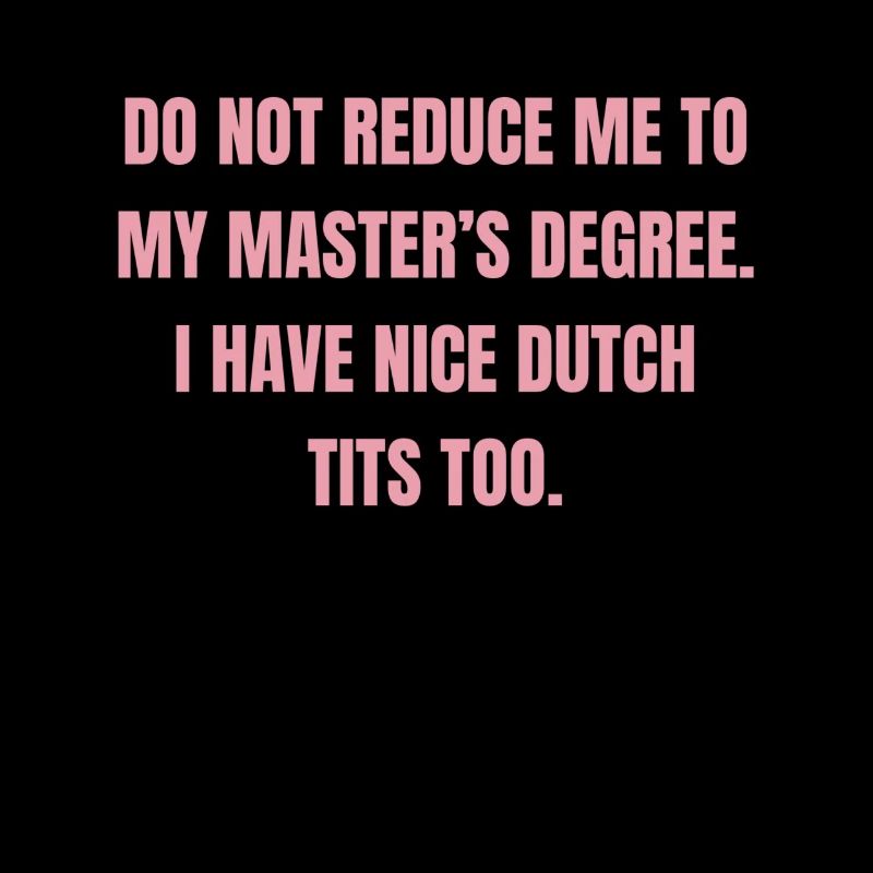 Masterabschluss Holländerin