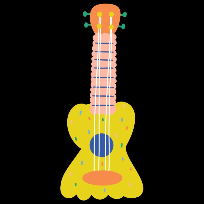 Guitare jaune