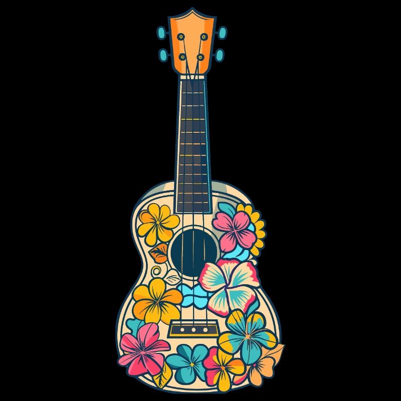 Ukulele Comic-Stil