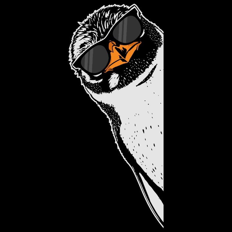 Pingouin avec lunettes de soleil