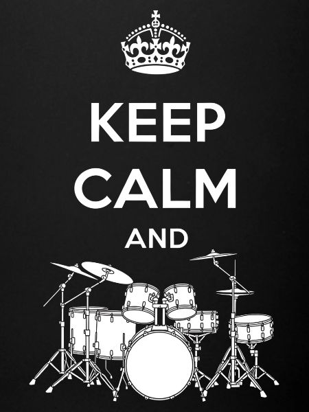 Keep Calm - Schlagzeug - Drums