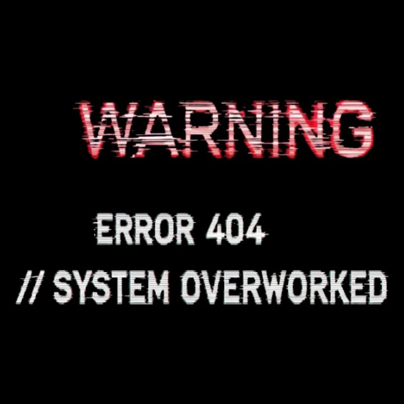Fehlerwarnung – Systemfehler 404