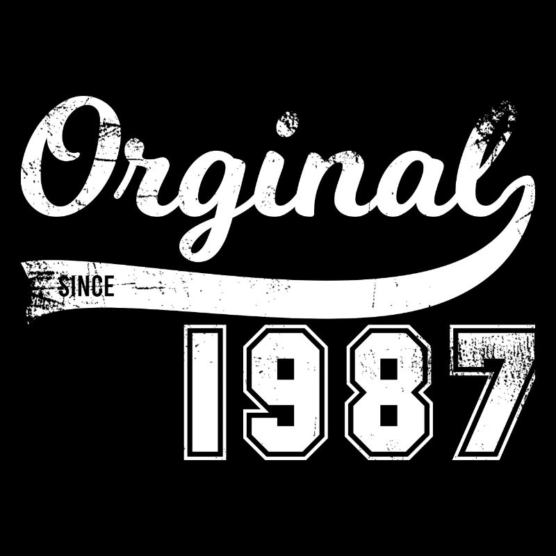 Vintage Original since 1987 Anniversaire Retro