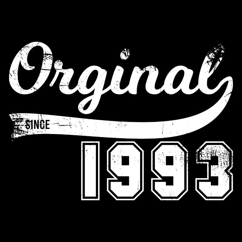 Vintage Original since 1993 Anniversaire Retro