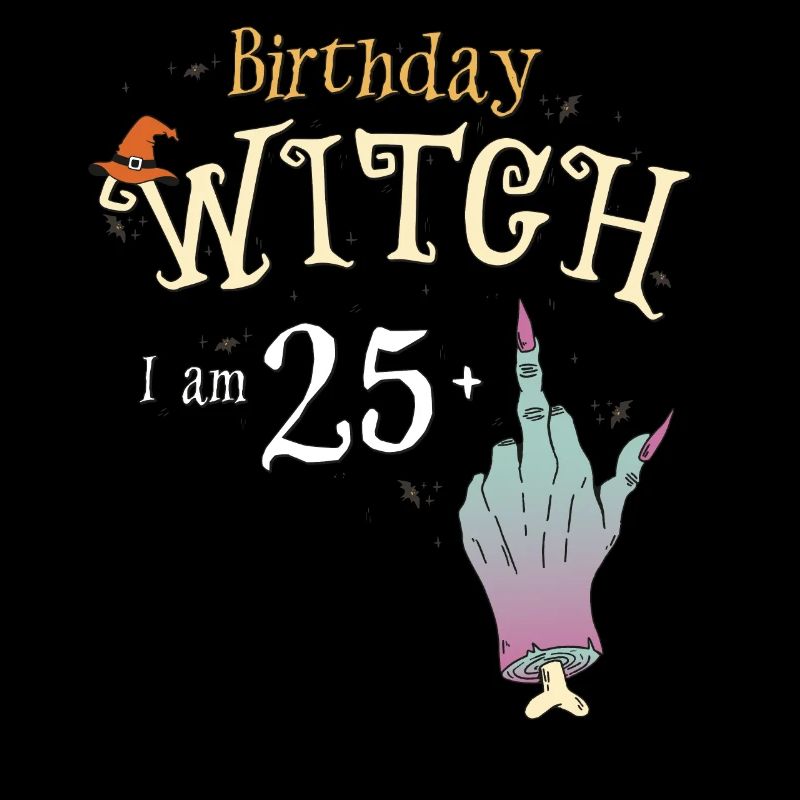 26th Birthday Funny Spooky Halloween 26 yo Witch