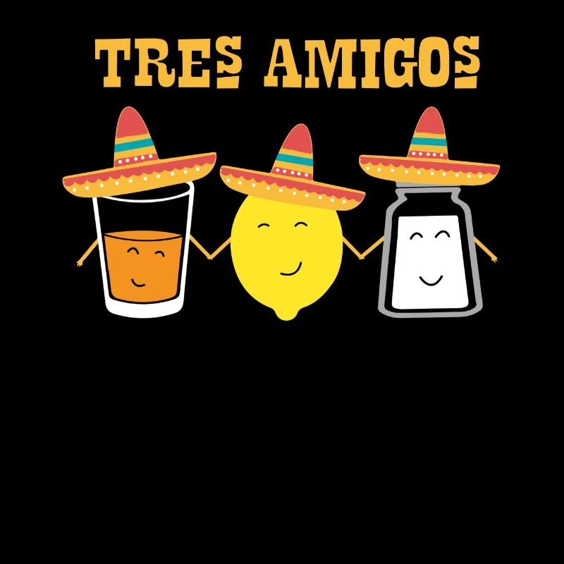 Amis Tequila, sel, citron vert ou citron et