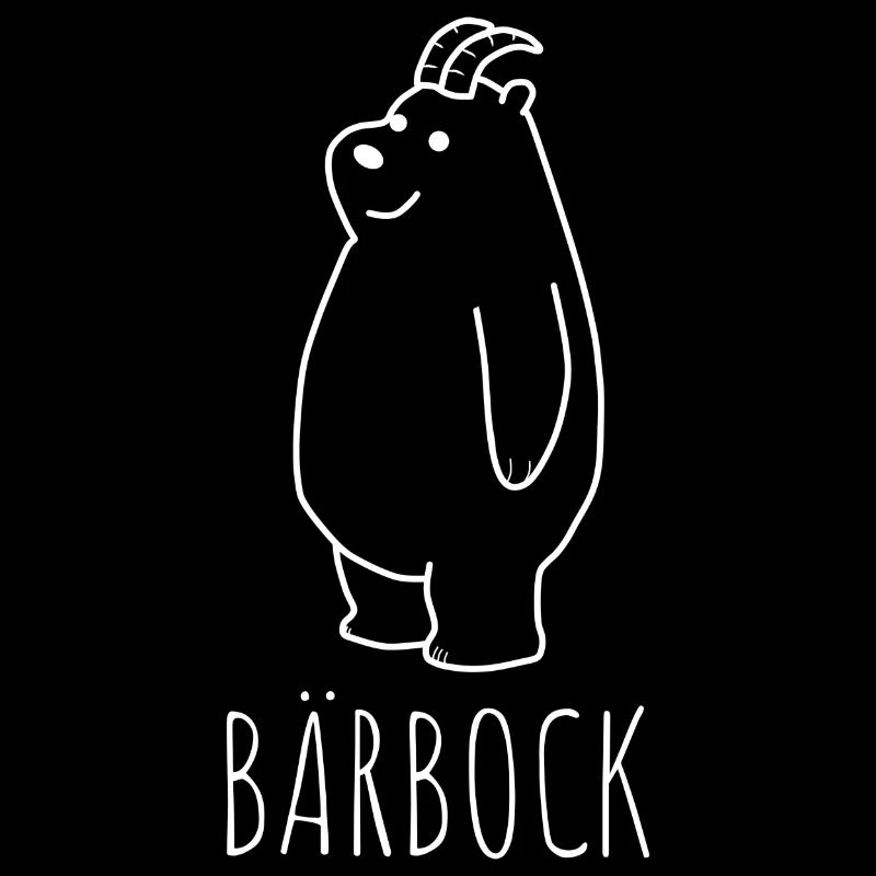 Bärbock lustiges Design Bär und Bock