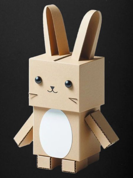 Lapin en papier
