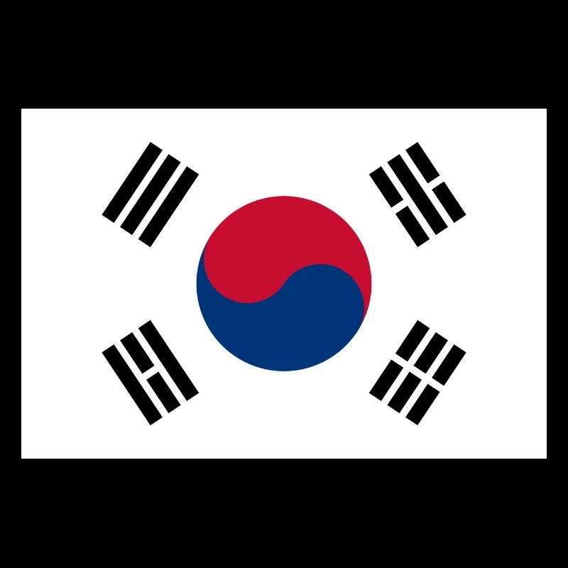 Drapeau national de Corée du Sud