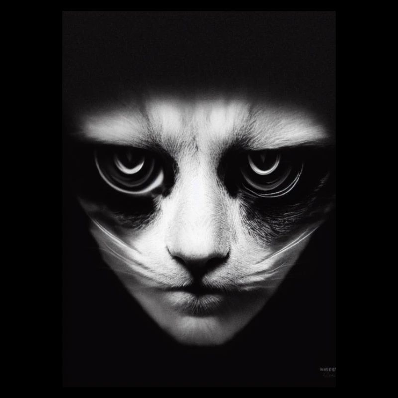 sad cat
