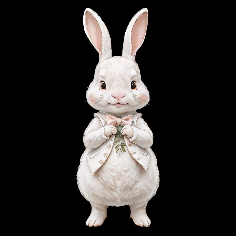 Lapin mignon blanc 6
