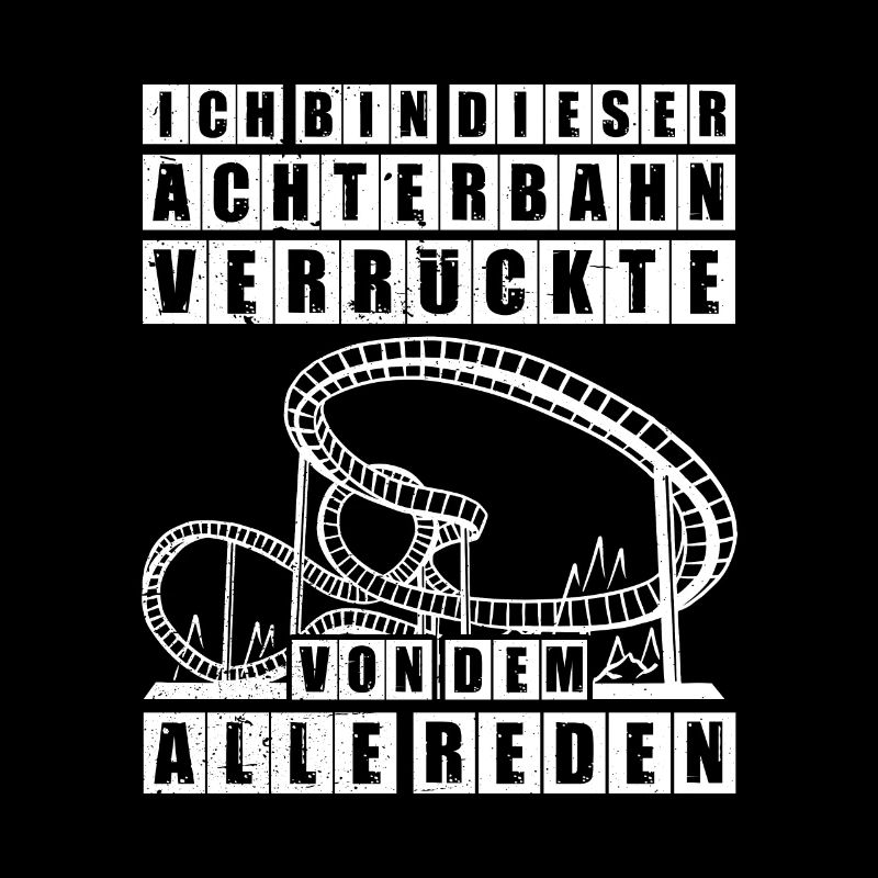 Achterbahn Verrückte Freizeitpark Rollercoaster