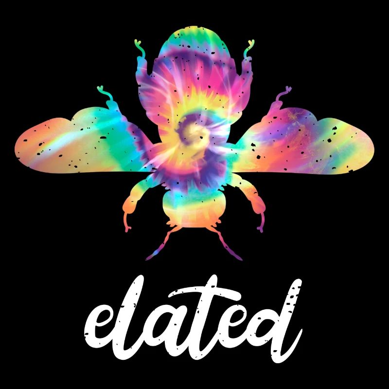Tie Dye Bee Elated Biene Be Elated