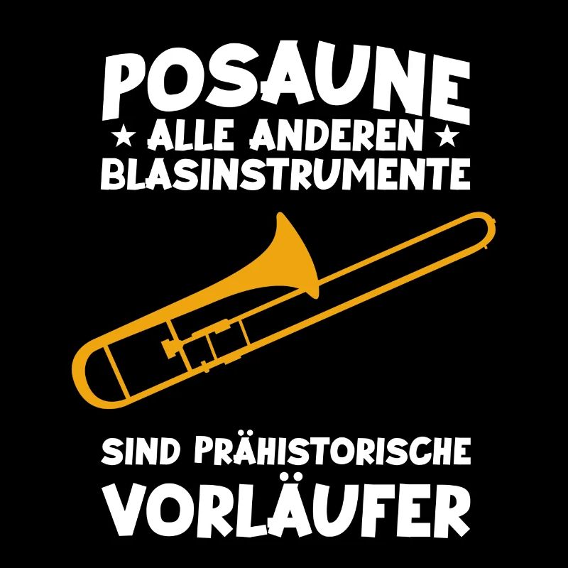 Prähistorische Vorläufer Posaune Posaunenspieler